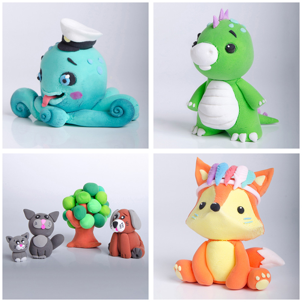 Пластилин Легкий Мульти-Пульти - 12 цветов - 120 г Пластилин Легкий Мульти-Пульти - 12 цветов - 120 г