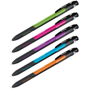 Авторучка шариковая Berlingo Color Zone stick - 0,7 мм - Синяя - Ассорти