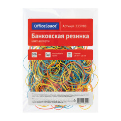 Банковская резинка OfficeSpace - 500 г - 60 мм - Ассорти