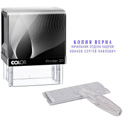 Штамп самонаборный Colop Printer - 3 строки - 38*14 мм Штамп самонаборный Colop Printer - 3 строки - 38*14 мм