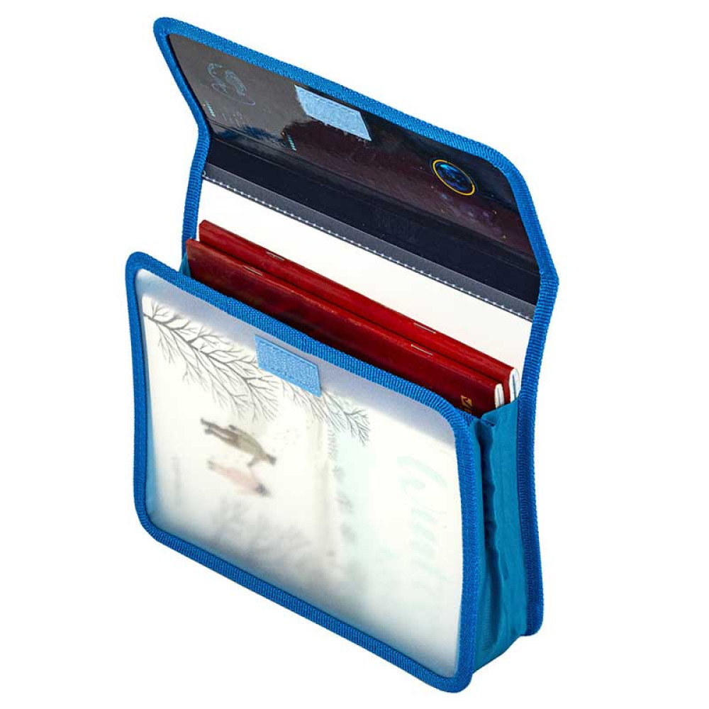 Папка для тетрадей Юнландия Aviator - 2 отделения - А5 - На липучке Папка для тетрадей Юнландия Aviator - 2 отделения - А5 - На липучке