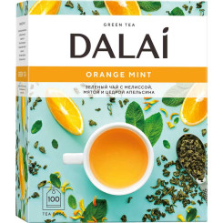 Чай Dalai Orange Mint - Зеленый - 100*1.5 г Чай Dalai Orange Mint - Зеленый - 100*1.5 г