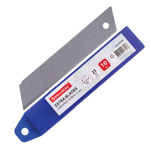 Лезвие для канцелярского ножа Brauberg Blade - 25 мм - 10 штук