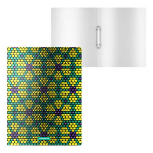 Папка на 2 кольца Erich Krause Green&Yellow Beads - А4 - 24 мм - 550 мкм