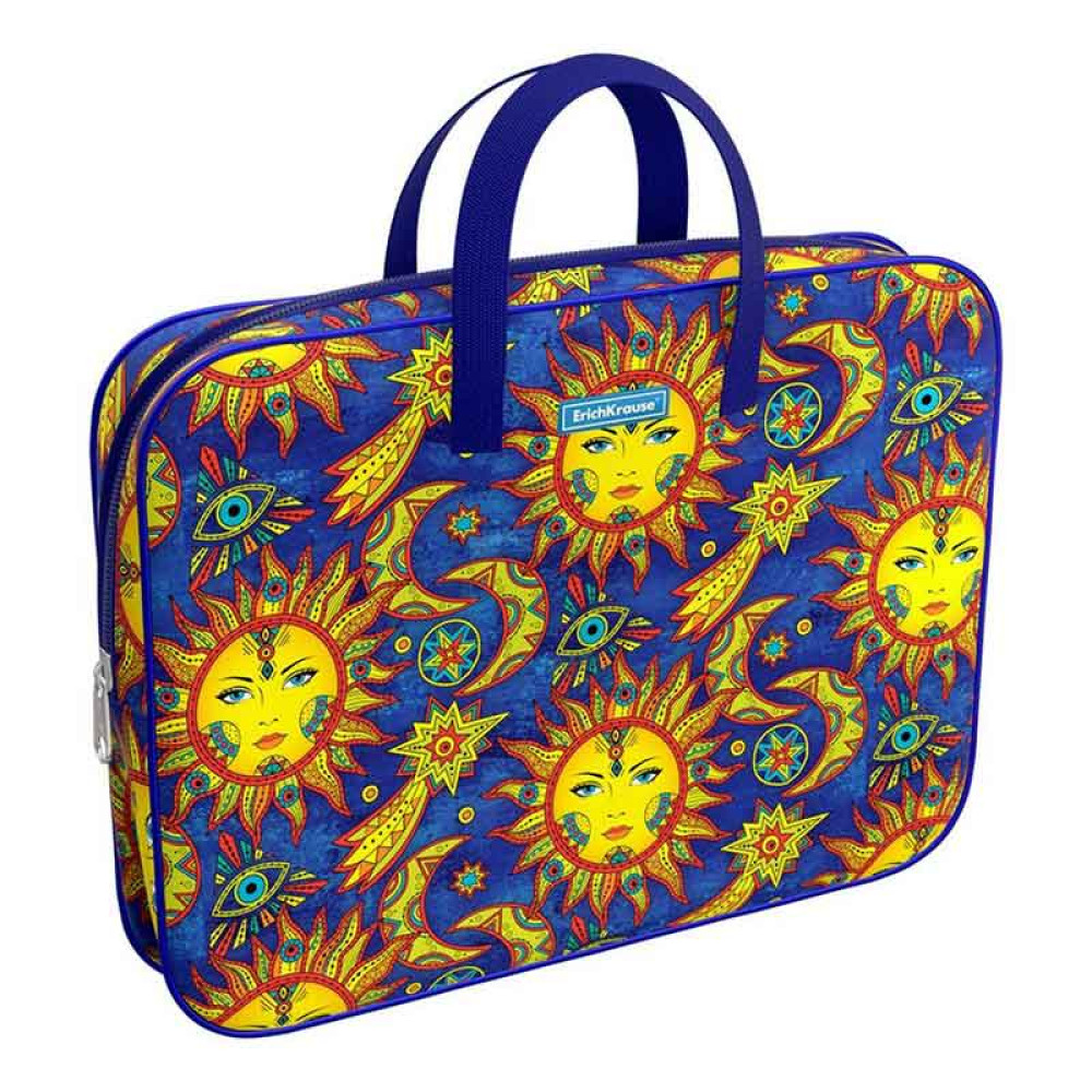 Портфель-папка Erich Krause Art Sun - А4 - 1 отделение - На молнии Портфель-папка Erich Krause Art Sun - А4 - 1 отделение - На молнии