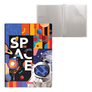 Папка пластиковая Erich Krause Cosmonaut - 20 файлов