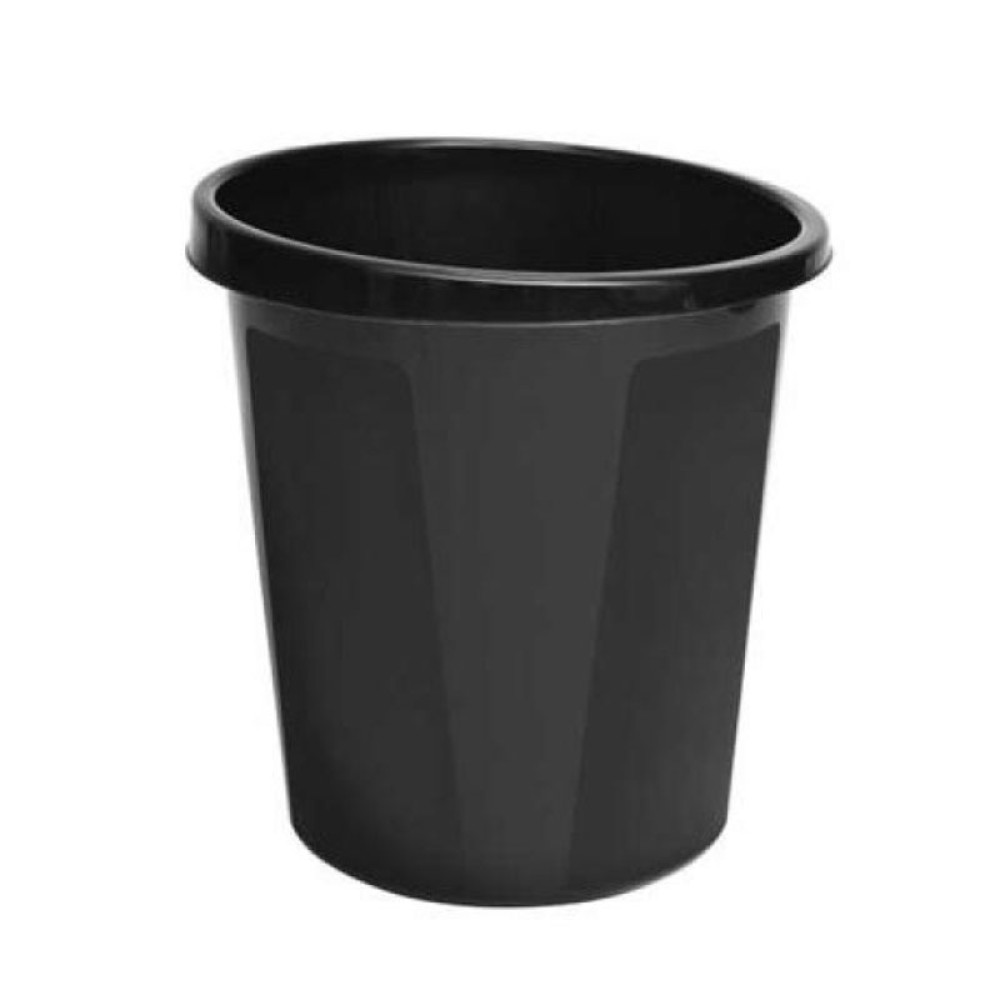Корзина для бумаг Стамм - Пластик - Черная Корзина для бумаг Стамм - Пластик - Черная
