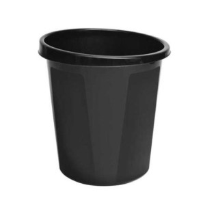 Корзина для бумаг Стамм - Пластик - Черная