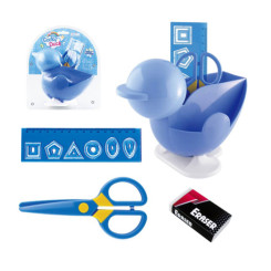 Набор канцелярский Уточка синяя - 3 предмета Набор канцелярский Уточка синяя - 3 предмета