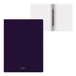 Папка с пружинным скоросшивателем Erich Krause Dots in Blue - А4 - 550 мкм