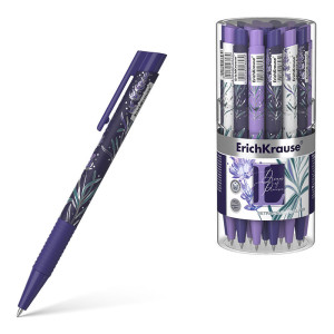Авторучка шариковая Erich Krause Lavender Matic - Синяя