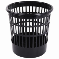 Корзина для бумаг Staff Basic - Сетчатая - 9л - Черная