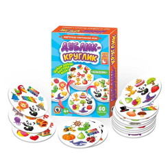 Игра настольная Дублик-круглик. Классик - 60 карточек