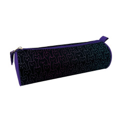 Пенал-косметичка ArtSpace Cats - 210*80*80 мм - Черно-сиреневый Пенал-косметичка ArtSpace Cats - 210*80*80 мм - Черно-сиреневый