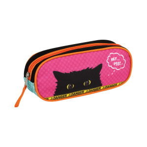 Пенал-косметичка ArtSpace Spy Cat - 210*80*45 мм - Полиэстер