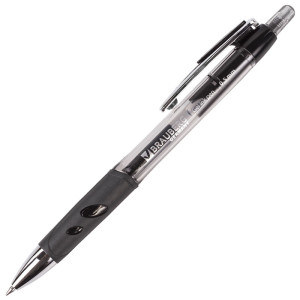 Ручка гелевая Brauberg Officer - 0,5 мм - Черная