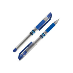 Ручка шариковая Linc Maxwell 2700 - Прозрачный корпус - Синяя