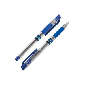 Ручка шариковая Linc Maxwell 2700 - Прозрачный корпус - Синяя