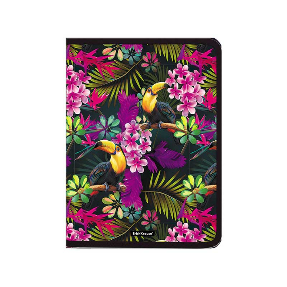 Папка для тетрадей Erich Krause Tropics - 1 отделение - А4 - Пластик - Молния Папка для тетрадей Erich Krause Tropics - 1 отделение - А4 - Пластик - Молния