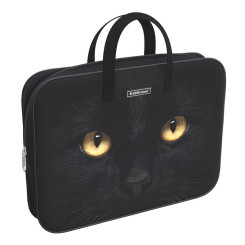 Портфель-папка Erich Krause Black Cat - А4 - 1 отделение - На молнии Портфель-папка Erich Krause Black Cat - А4 - 1 отделение - На молнии
