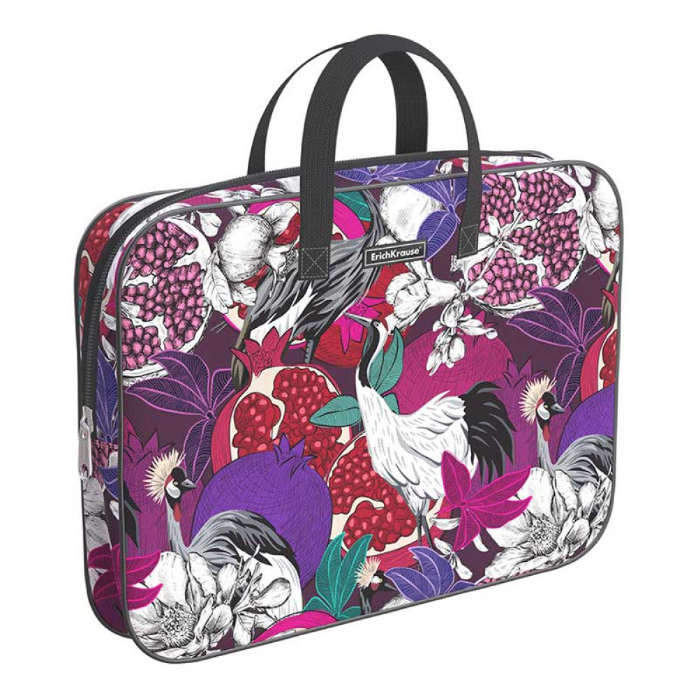 Портфель-папка Erich Krause Pomegranate - А4 - 1 отделение - На молнии Портфель-папка Erich Krause Pomegranate - А4 - 1 отделение - На молнии