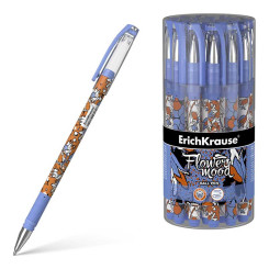 Ручка шариковая Erich Krause Tulips Stick - Синяя