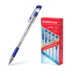 Ручка шариковая Erich Krause Ultra-30 - Синяя