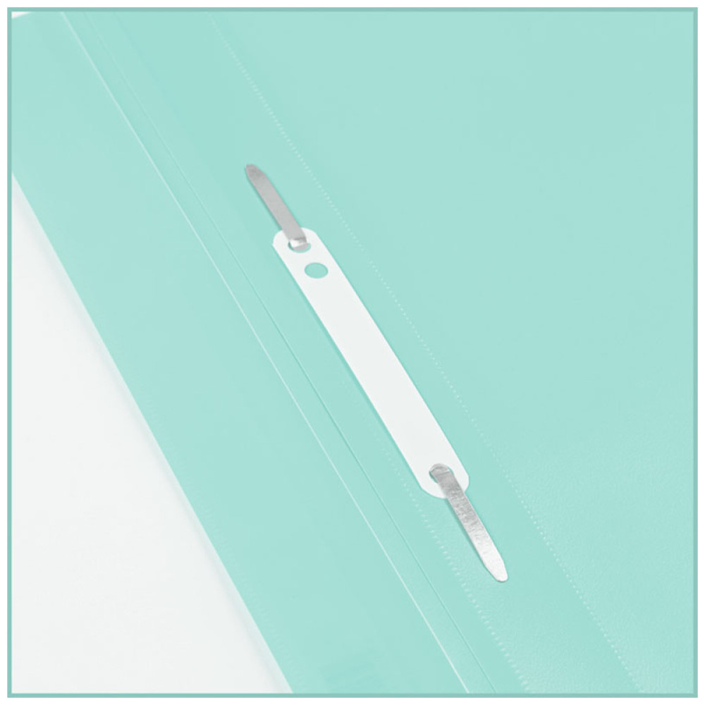 Скоросшиватель пластиковый Berlingo - А4 - 180 мкм - Мятный Скоросшиватель пластиковый Berlingo - А4 - 180 мкм - Мятный