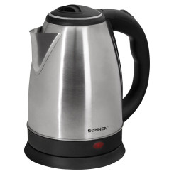 Электрический чайник Sonnet KT-118 - 1.8 литра - Нержавеющая сталь - Металлический Электрический чайник Sonnet KT-118 - 1.8 литра - Нержавеющая сталь - Металлический