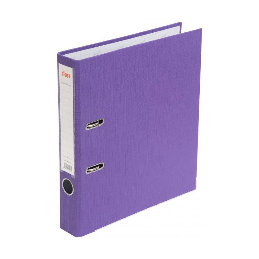 Папка-регистратор Class - 50 мм - Фиолетовая Папка-регистратор Class - 50 мм - Фиолетовая