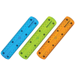 Линейка гибкая Brauberg Flex - Пластик - 15 см