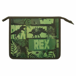 Папка для тетрадей Пифагор Dinoland - 1 отделение - А5 - На молнии Папка для тетрадей Пифагор Dinoland - 1 отделение - А5 - На молнии