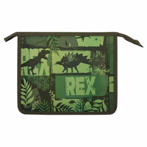 Папка для тетрадей Пифагор Dinoland - 1 отделение - А5 - На молнии