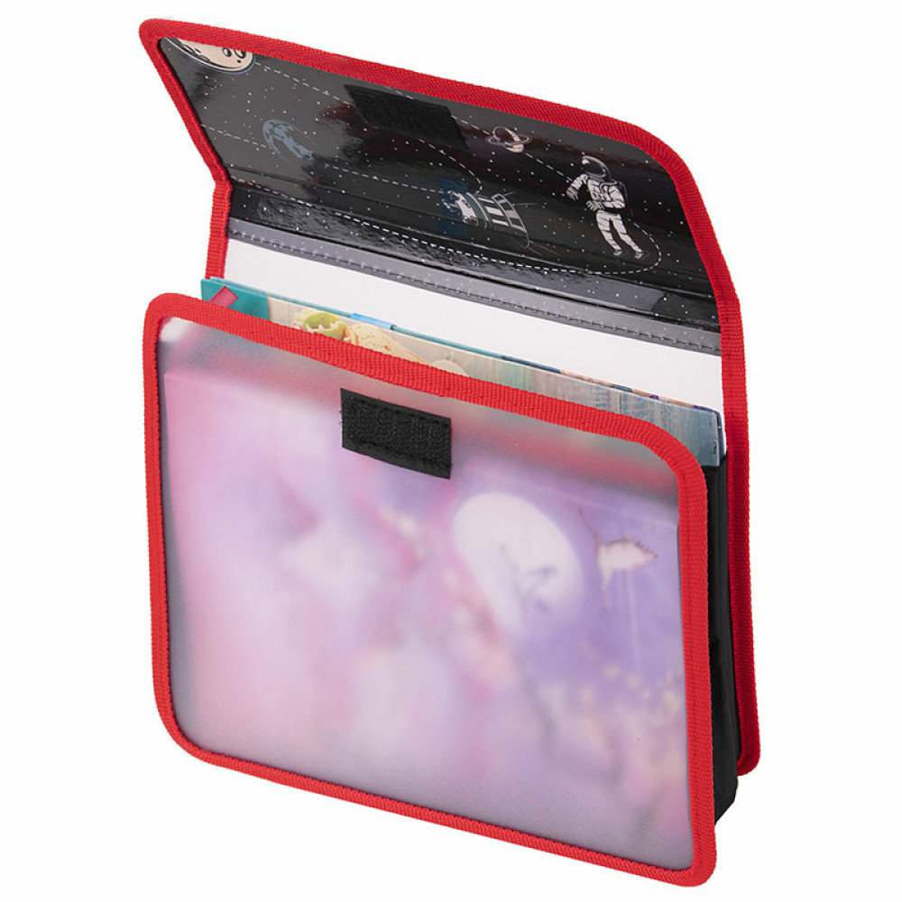 Папка для тетрадей Юнландия Endless Space - 2 отделения - А5 - На липучке Папка для тетрадей Юнландия Endless Space - 2 отделения - А5 - На липучке