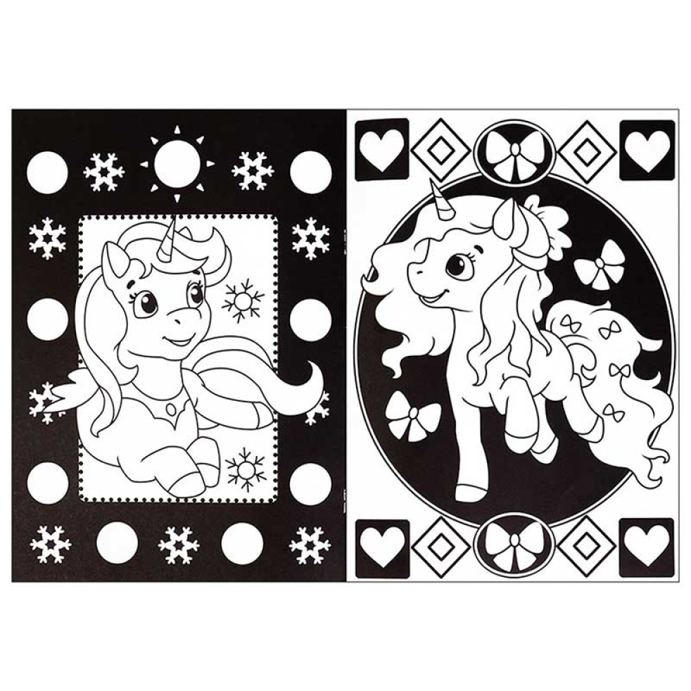 Книжка-раскраска Bright Kids Единорожки - А4 - 16 стр Книжка-раскраска Bright Kids Единорожки - А4 - 16 стр