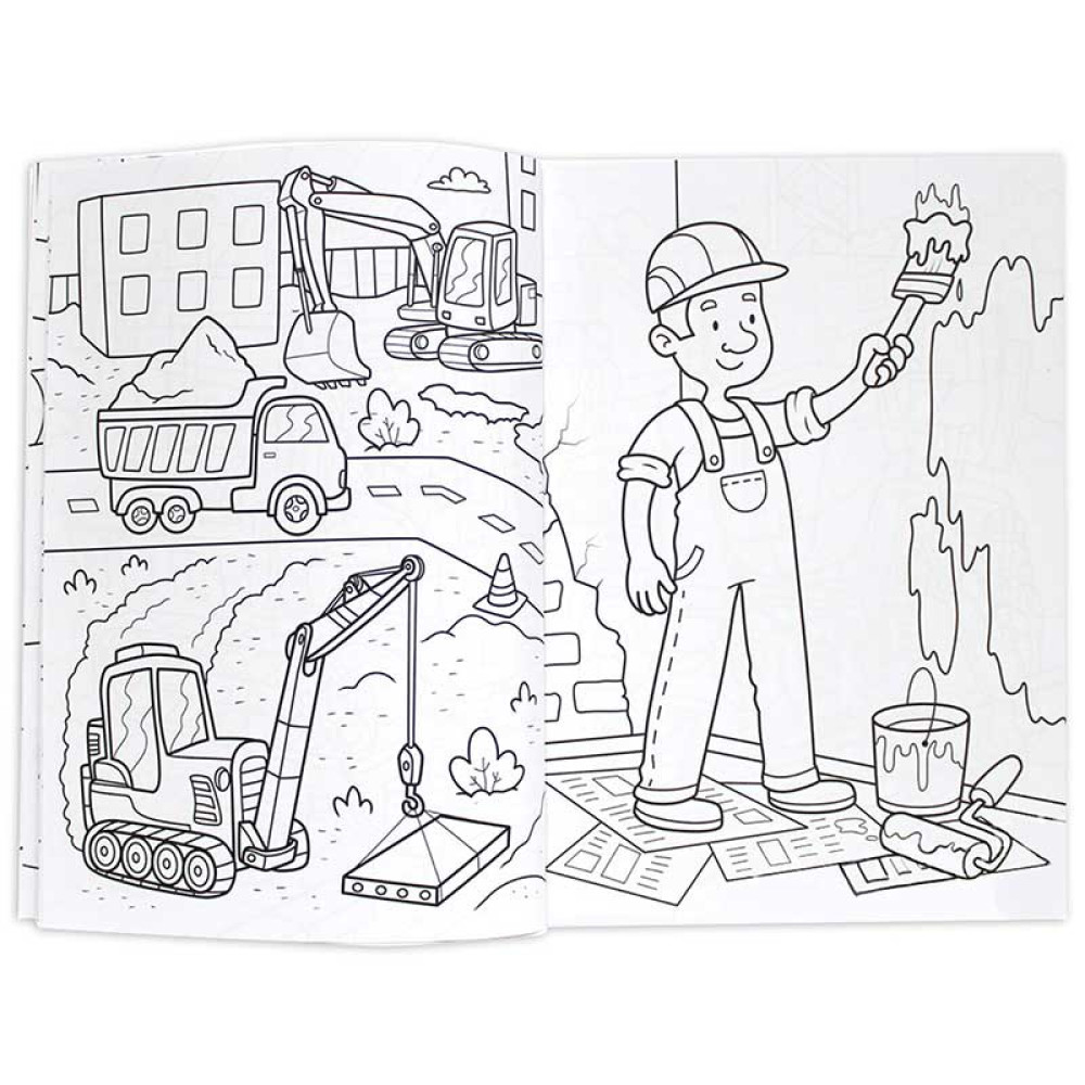 Книжка-раскраска Prof-Press суперраскраска для мальчиков - А4 - 64 стр Книжка-раскраска Prof-Press суперраскраска для мальчиков - А4 - 64 стр