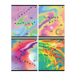 Тетрадь ArtSpace Luminous flux - А5 - 48 листов - Линия