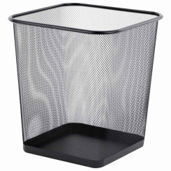 Корзина для бумаг металлическая Brauberg Germanium - Сетчатая - Черная