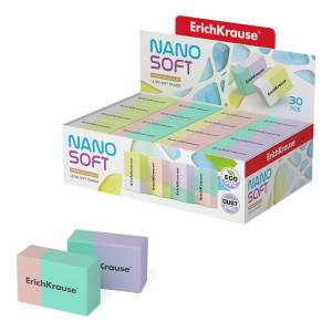 Ластик Erich Krause Nano Soft - 33*22*13 мм