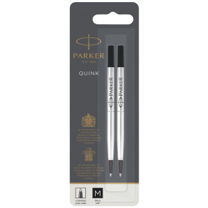 Стержень шариковый Parker Refill Roller Ball - 2 шт - Черный