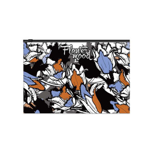 Папка-конверт Erich Krause Tulips - 112*80 мм - zip-молния