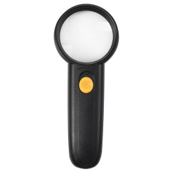 Лупа Brauberg - 50 мм - 5 кратное увеличение - С подсветкой Лупа Brauberg - 50 мм - 5 кратное увеличение - С подсветкой