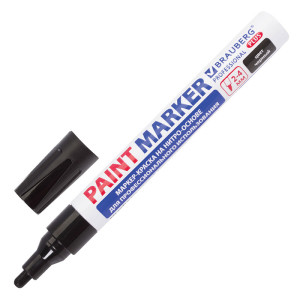 Маркер-краска лаковый Brauberg Professional Plus - 4 мм - Черный