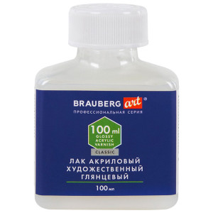 Лак акриловый глянцевый Brauberg - 100 мл
