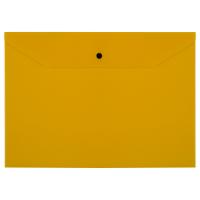 Папка-конверт Стамм на кнопке - 120 мкм - А4 - Желтая