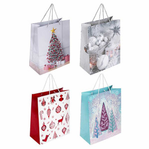 Пакет подарочный Золотая сказка Collection Large - 26*13*32 см
