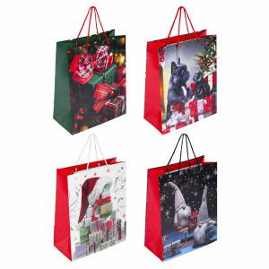 Пакет подарочный Золотая сказка Winter Set - 26*13*32 см