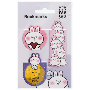 Закладки магнитные для книг Meshu Bubble bunny - 3 шт