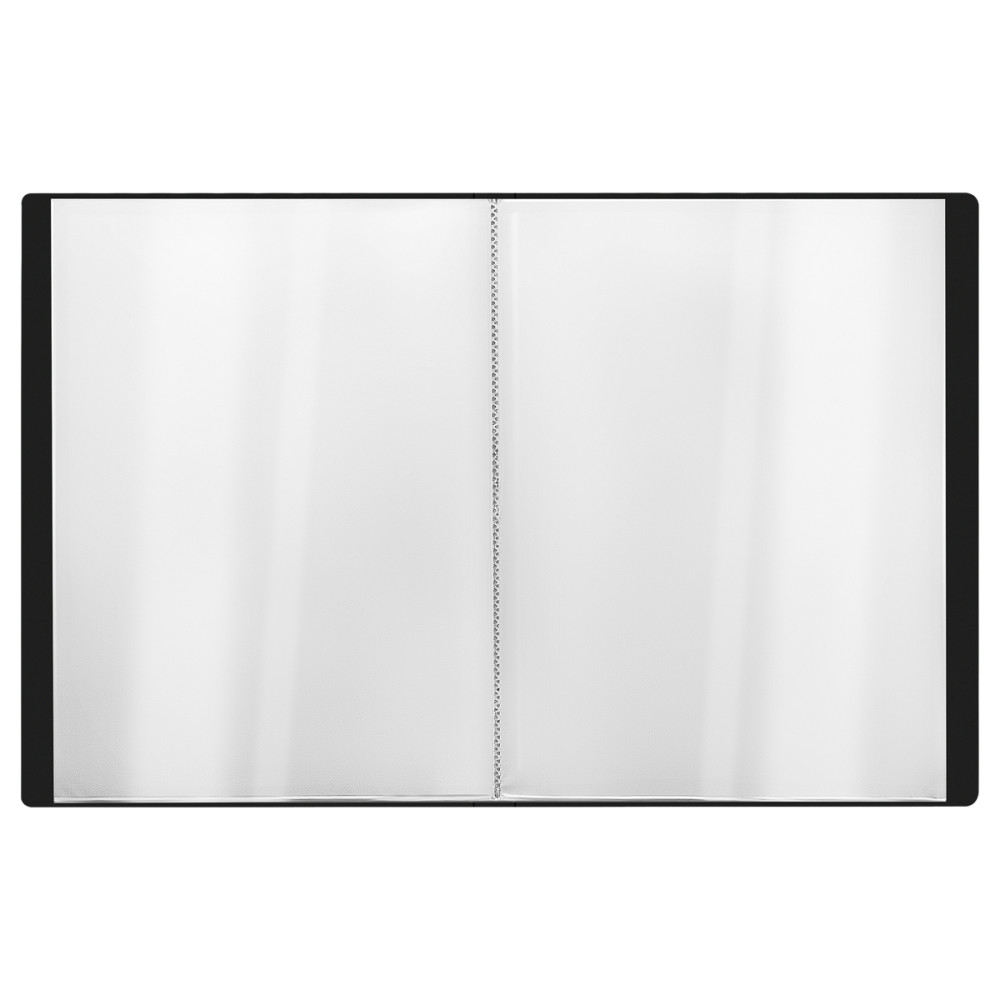 Папка пластиковая Стамм - 60 файлов - 700 мкм - Черная Папка пластиковая Стамм - 60 файлов - 700 мкм - Черная