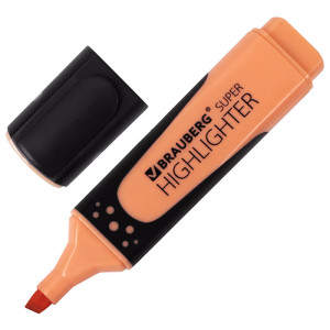 Маркер текстовый Brauberg Super Pastel - 1-5 мм - Персик